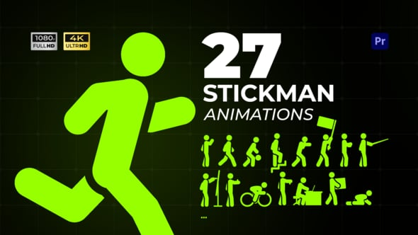 Stickman Motion Pack | MOGRT（671319）-技能树